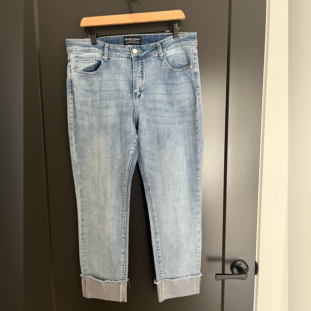 Frank Lyman Design Light Blue Ankle Jeans